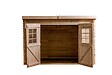 HABRITA - Abri Madriers bois massif avec grande façade 3 m toit 1 pente - 4,60 m2 - vignette