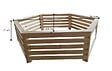 HABRITA - Habillage bois hexagonal - 2,63 x 2,09 x 0,71 m - spas et piscines - vignette