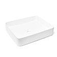 SWISS AQUA TECHNOLOGIES - Swiss Aqua Technologies Infinitio Vasque à poser 50 x 40 x 11 cm, sans trop-plein, Blanc mat (SATINF5040M) - vignette