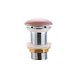 SWISS AQUA TECHNOLOGIES - Bonde à écoulement libre Infinitio 5/4" sans trop-plein pour lavabos et vasques, rose mat (PZATKAPM) - vignette