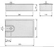 LCN - Plaque de pivot 701.01 pour série 86N finition inox - MUSTAD - 3050705105 - vignette