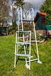 GRE - Piscine ovale acier Atlantis - Blanc - L.527xH.132xP.327cm - vignette