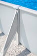 GRE - Piscine ovale acier Atlantis - Blanc - L.527xH.132xP.327cm - vignette