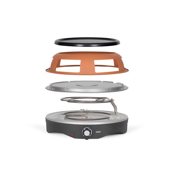 LIVOO - Mini Four à Pizza 1200w Marron - DOC304 - large