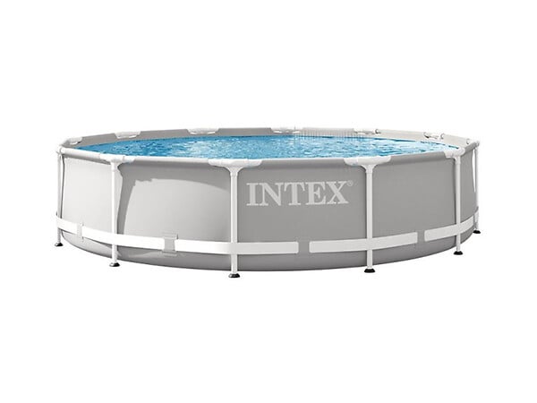 INTEX - Piscine tubulaire Prism Frame ronde 3,66 x 0,76 m - Intex - large