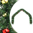VIDAXL - vidaXL Guirlande de Noël décorée avec boules 10 m - vignette