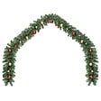 VIDAXL - vidaXL Guirlande de Noël décorée avec boules 10 m - vignette