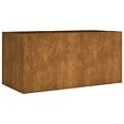 VIDAXL - vidaXL Jardinière 80x40x40 cm acier corten - vignette