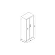 VITO - Armoire modulaire Meubles d'atelier Garage L1.95m HT 2.00m 8 Eléments Modulables Gris Anthracite Pré-montés VITO - vignette