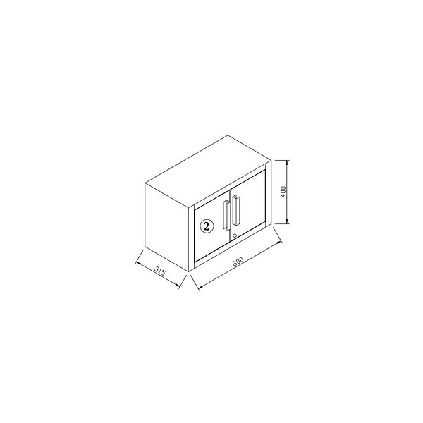 VITO - Armoire modulaire Meubles d'atelier Garage L1.95m HT 2.00m 8 Eléments Modulables Gris Anthracite Pré-montés VITO - large