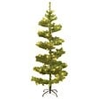 VIDAXL - vidaXL Arbre de Noël hélicoïdal pré-éclairé et support vert 150 cm PVC - vignette