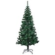 VIDAXL - vidaXL Sapin de Noël artificiel pointes iridescentes Vert 210 cm PVC - vignette