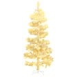 VIDAXL - vidaXL Arbre de Noël hélicoïdal pré-éclairé et support blanc 180cm PVC - vignette