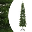 VIDAXL - vidaXL Sapin de Noël artificiel mince avec support 240 cm PE - vignette