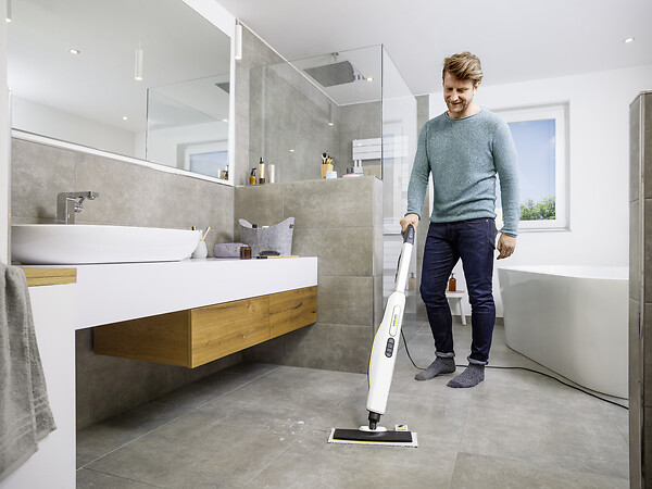 KARCHER - Balai vapeur SC 3 Upright EasyFix - 1600W - Blanc - large