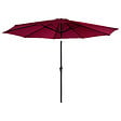 HAPPY GARDEN - Parasol droit HAPUNA rond 3,30m de diamètre fuchsia - vignette