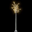 VIDAXL - vidaXL Sapin de Noël 200 LED blanc chaud Saule 2,2 m Int/Ext - vignette