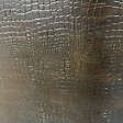 PLANETE BAIN - Baignoire semi-îlot design 170x87 cm effet texturé peau de crocodile - Acrylic Lucite® - Savane - vignette