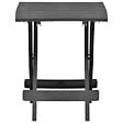 VIDAXL - vidaXL Table pliable de jardin anthracite 45x43x50 cm plastique - vignette