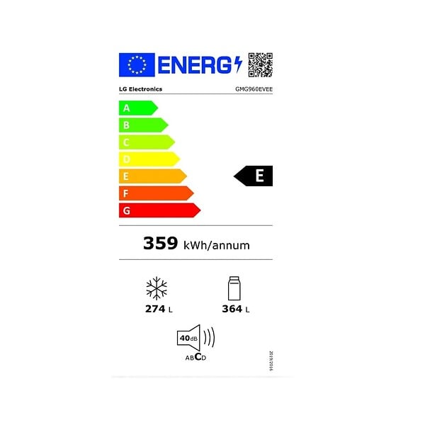 LG - Réfrigérateur Américain 91cm 638l Ventilé - GMG960EVEE - large