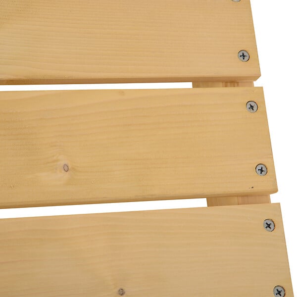 OUTSUNNY - Banc de jardin 2 places style rural chic assise à lattes dim. 110L x 38l x 35H cm bois de sapin pré-huilé - large