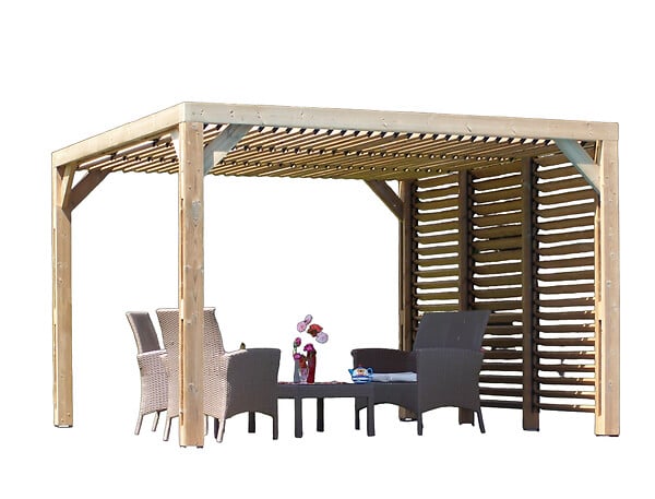 HABRITA - Pergola en bois - 10.67m² - L.341xP.313cm - large