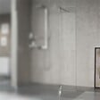 NOVELLINI - Volet mobile pour paroi de douche - Giada H Novellini - 195 x 37 cm - Transparent - Chromé - vignette