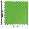 BESTWAY - Lot de 9 tapis de protection pré formés 78 x 78 cm - vignette