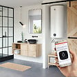 THERMOR - Chauffe-eau DURALIS CONNECT Vertical - 150 l - Vertical mural étroit - Hauteur : 1155 mm - vignette