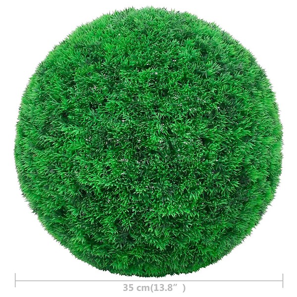 VIDAXL - vidaXL Boules de buis artificielles 2 pcs 35 cm - large
