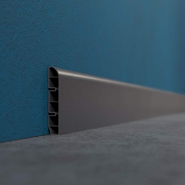 TECNOPROFILS - Plinthe Alvéolaire 1.80 m - Anthracite - large