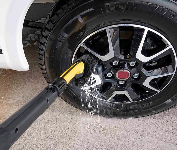 KARCHER - Brosse de lavage pour jantes - Compatible K2 à K7 - Noir - large
