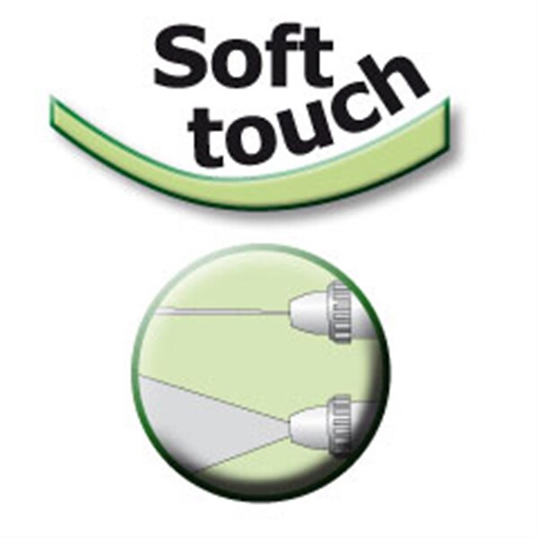 RIBIMEX - Pistolet arrosage métal revêtement Soft-Touch jet réglable - large