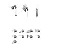 RIBIMEX - Fusil d'arrosage multijets Soft Touch - vignette
