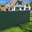 VOUNOT - Brise vue occultant en HDPE 150g/m² 1x20m avec attaches de fixation vert - vignette