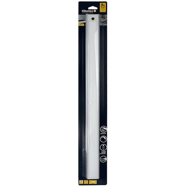 TIBELEC - Bandeau LED aluminium JENA Blanc 3,6W - large