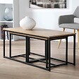 CALICOSY - Table basse gigogne Lenny - Lot de 3 - L100cm - vignette