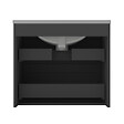 AICA SANITAIRE - AICA Meuble de salle de bain anthracite 60cm, suspendu avec 2 tiroirs - vignette