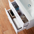 AICA SANITAIRE - AICA Meuble de salle de bain 60cm avec 2 tiroirs, suspendu blanc - vignette