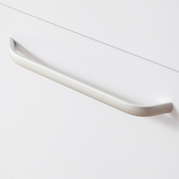 AICA SANITAIRE - AICA Meuble de salle de bain 60cm avec 2 tiroirs, suspendu blanc - large