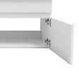 AICA SANITAIRE - AICA Meuble de salle de bain 100cm à double porte, suspendu, blanc - vignette