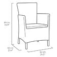 KETER - Ensemble Balcon Résine Iowa - Anthracite - 12-139890 - vignette
