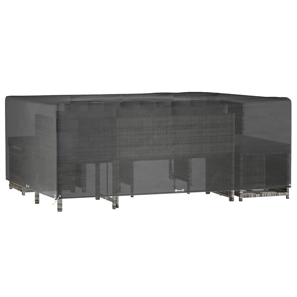 VIDAXL - vidaXL Housse de salon de jardin 16 œillets 300x250x90cm rectangulaire - large