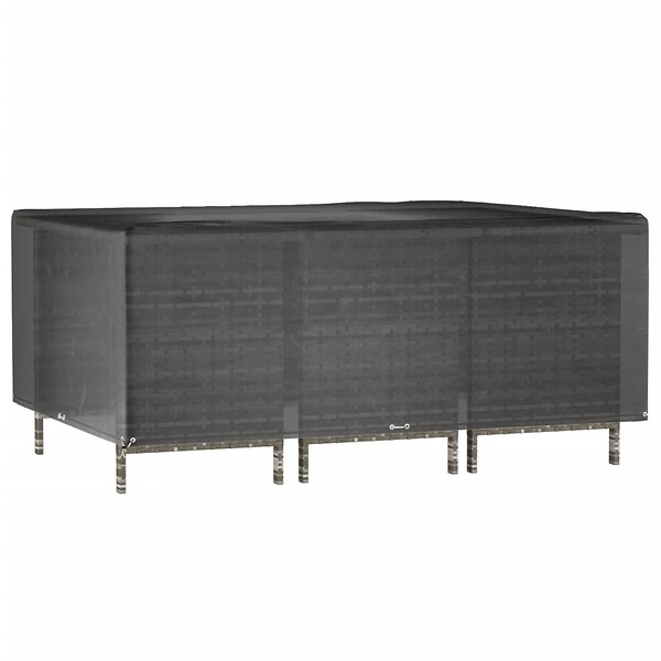 VIDAXL - vidaXL Housse de salon de jardin 12 œillets 270x180x90cm rectangulaire - large