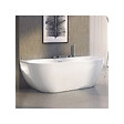 RAVAK - Ravak Freedom W 166 x 80 cm Baignoire semi-îlot en acrylique, sans pieds, blanc (XC00100024) - vignette