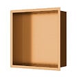 SWISS AQUA TECHNOLOGIES - Swiss Aqua Technologies Aurum Niche de Douche à encastrer, Acier Inoxydable 304, 30x30x10cm, Cuivre brossé PVD (SATAURN3030BRG) - vignette