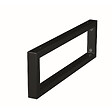 NATUREL - Console murale pour lavabo 45 x 14 cm en acier noir mat Naturel Dolce (KONZOLEH45CM) - vignette