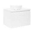 NATUREL - Meuble de salle de bain sous lavabo Naturel Savona 78x43x44,8 cm blanc brillant (SAVONA80BID) - vignette