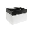 SWISS AQUA TECHNOLOGIES - Swiss Aqua Technologies Meuble de salle de bain avec lavabo SAT Evolution 58x30x44,8 cm blanc mat (SATEVO60WMU2B) - vignette