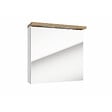 NATUREL - Armoire de toilette avec miroir, éclairage LED et prise 220V, 60x60x20 cm blanc, SAT Stilla (STILLAE06017) - vignette